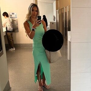 Mint Green Sleeveless Maxi Dress